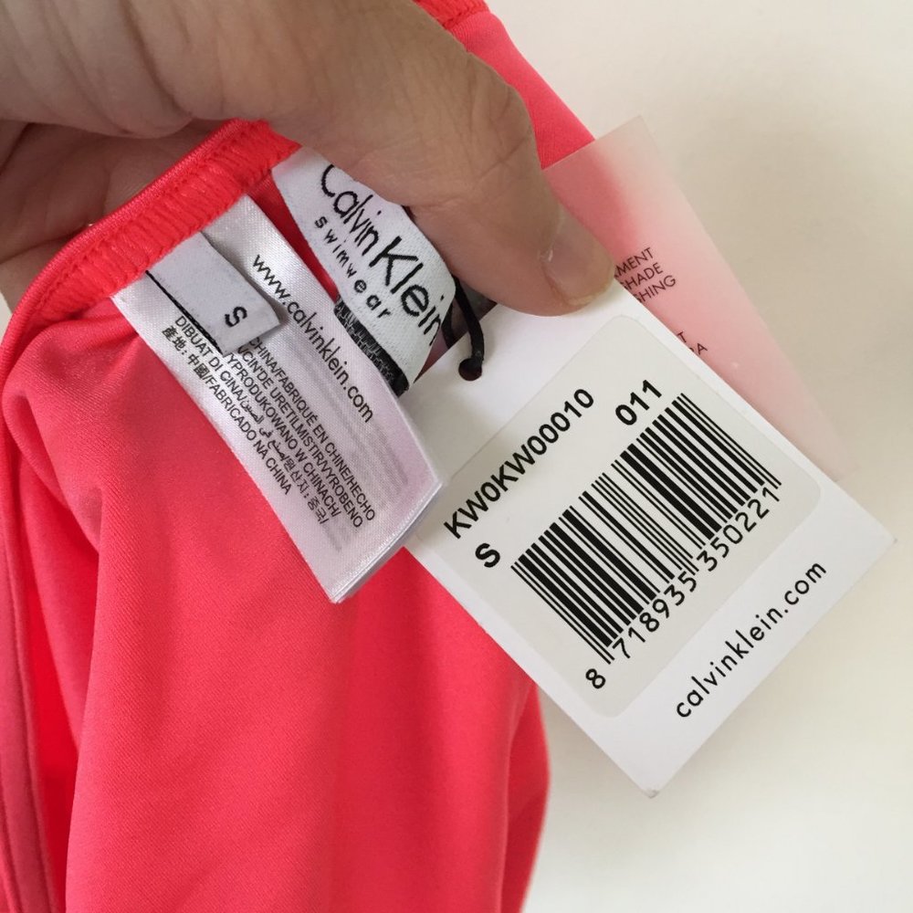 Calvin Klein Cheeky Scooped One Piece Swimsuit - Picture 8 of 11